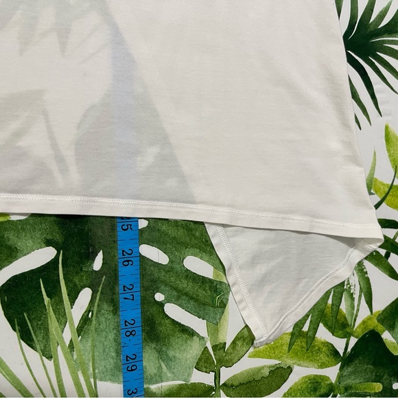 Lululemon Women White Tank Yoga Top M - Picture 8 of 10